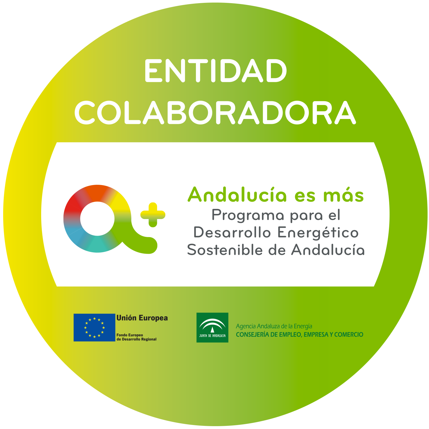 Entidad Colaboradora - Programa Andalucía es más para el Desarrollo Energético Sostenible